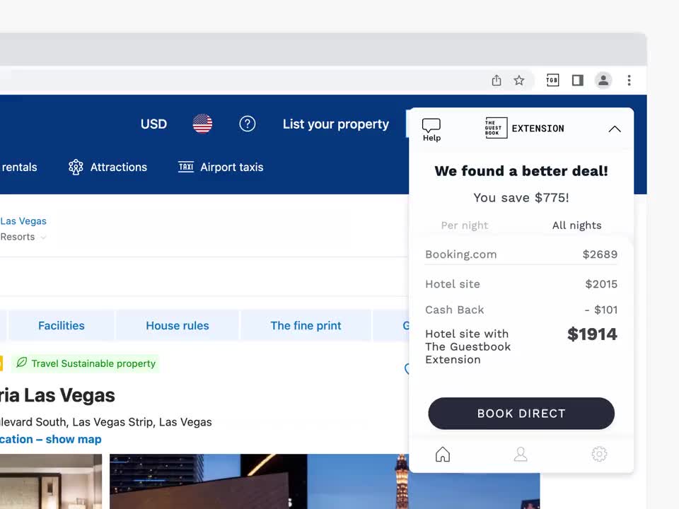 The Guestbook Hotel Cash Rewards Program